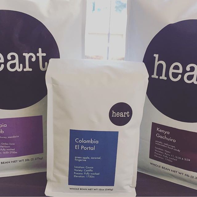 豆新入荷しましたNew beans!! Ethiopia, Colombia, Kenya. Amazing!!#elskaheartcoffee #coffee #heartcoffeeroasters #ethiopia #colombia #kenya - from Instagram