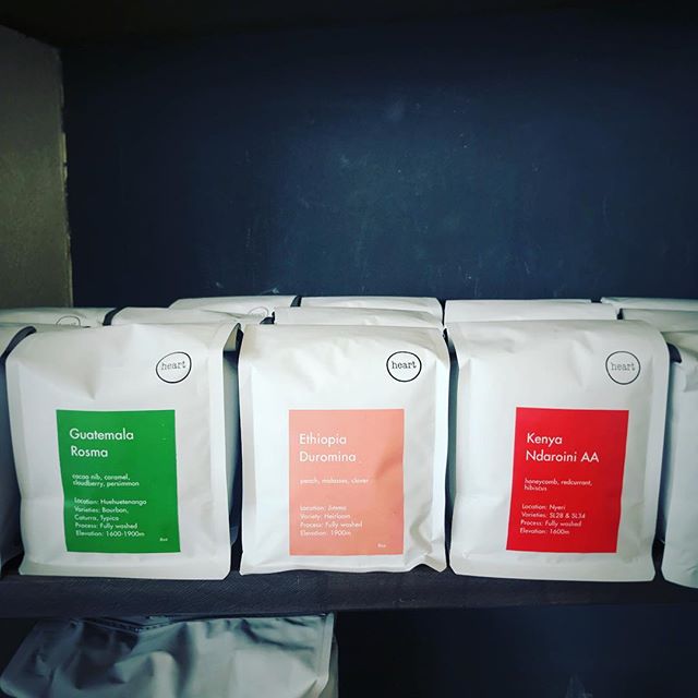 New Beans!! #heartcoffee から新しいコーヒー豆が届きました！今回はEthiopia DurominaGuatemala RosmaKenya Ndaroini AAどれも個性的なキャラクターで飲みやすいコーヒーに仕上がっております！Elskaは7:30〜19:00まで営業しておりますので、是非ご利用ください！#elskaheartcoffee #coffee #coffeeshop #coffeetime #espresso #latte #latteart #cofeelover #栃木カフェ #宇都宮 #コーヒー - from Instagram